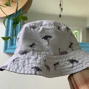 Reversible bucket hat.